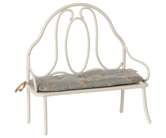 Maileg - Maileg - Vintage bankje Miniatuur - Gebroken wit - Playlaan