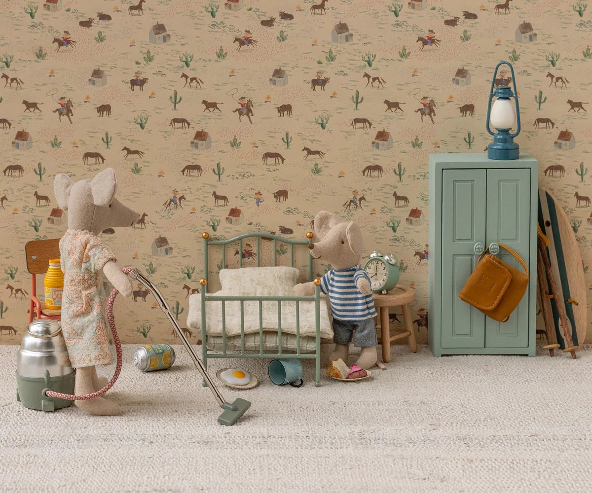 Maileg - Maileg - Vintage eenpersoonsbed Muis - Mint - Playlaan