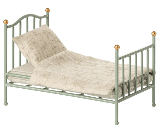 Maileg - Maileg - Vintage eenpersoonsbed Muis - Mint - Playlaan