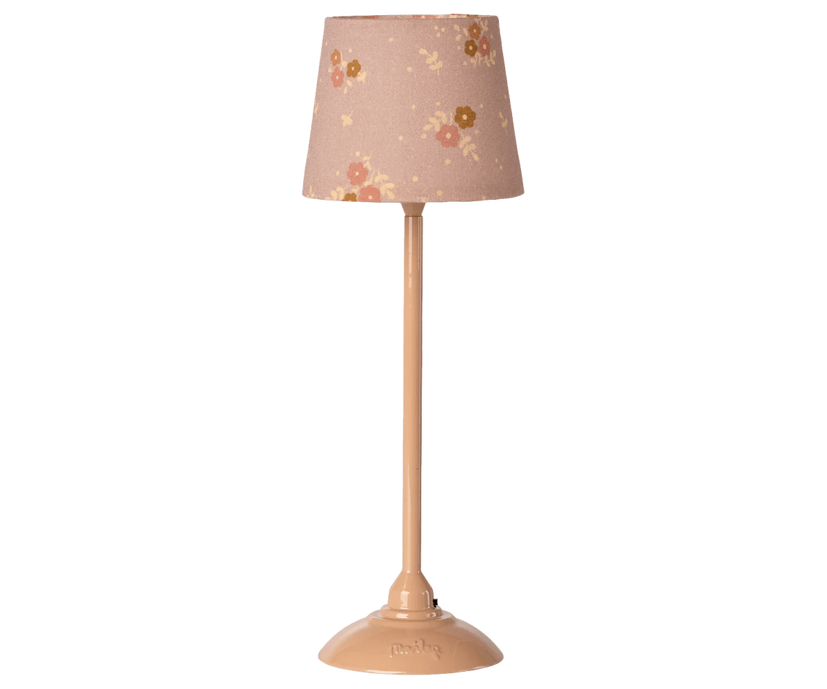 Maileg - Maileg - Vloerlamp miniatuur voor muizen poppenhuis - donker poeder - Playlaan
