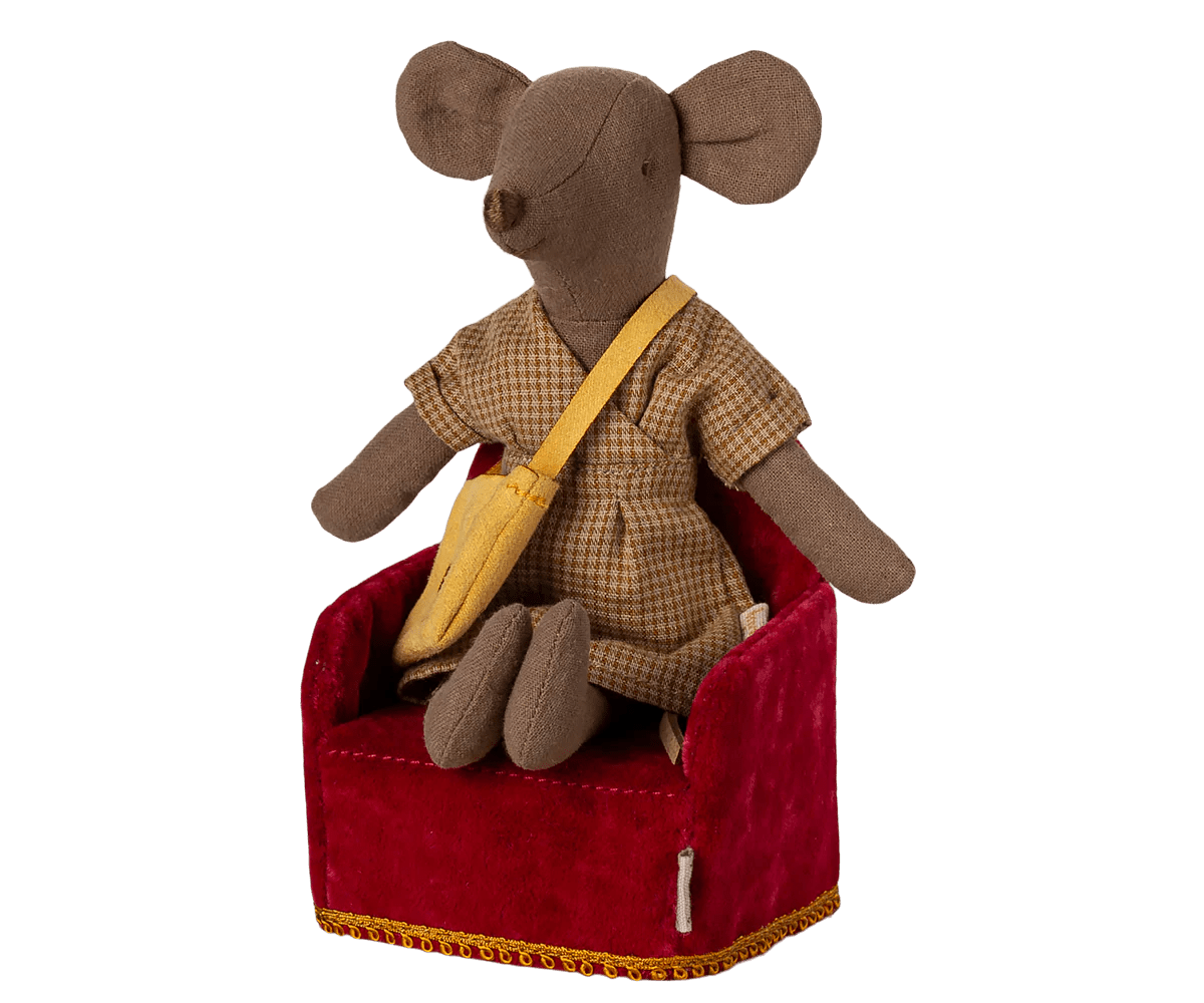 Maileg - Maileg - Vouwstoel Muis - Rood - Playlaan