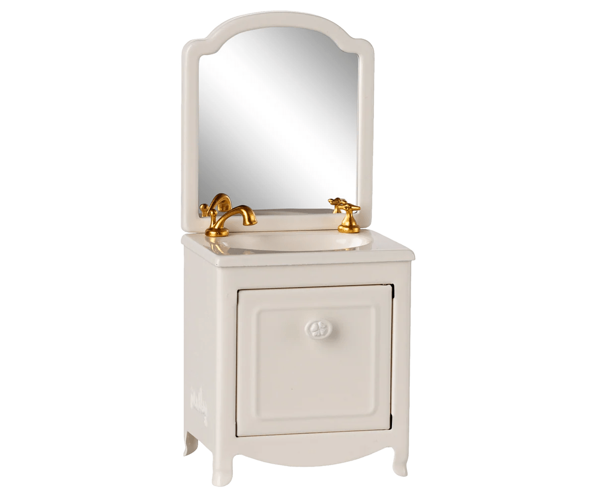 Maileg - Maileg - Wastafelkastje muis - Gebroken wit - Playlaan