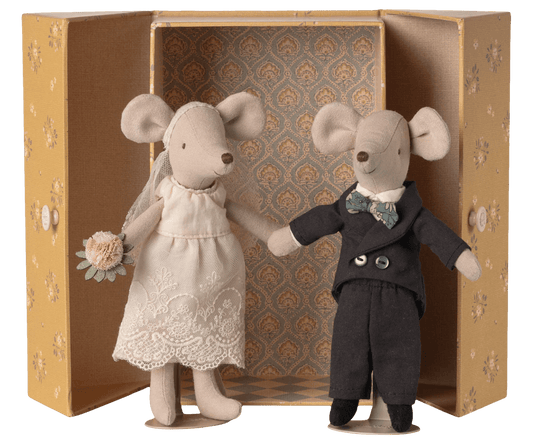 Maileg - Maileg - Wedding mice couple in box, Mum and Dad - Playlaan
