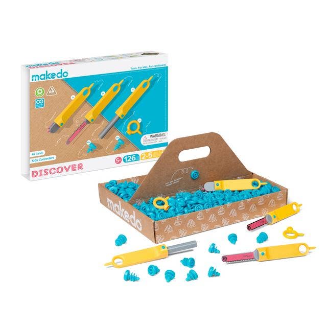 Makedo - Makedo - Discover Kit 126 pieces - Playlaan