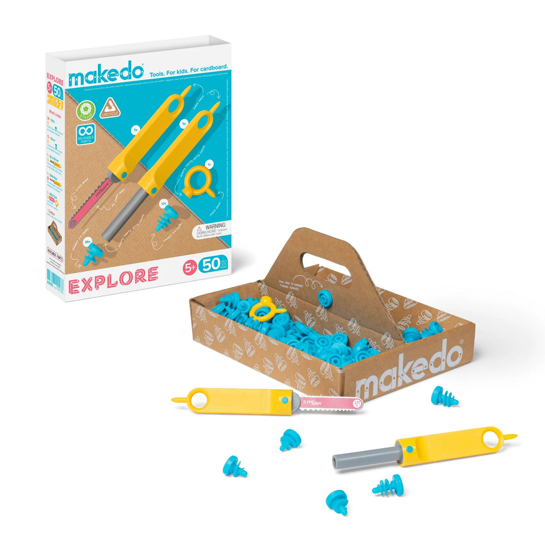 Makedo - Makedo - Exploring Kit 50 pieces - Playlaan
