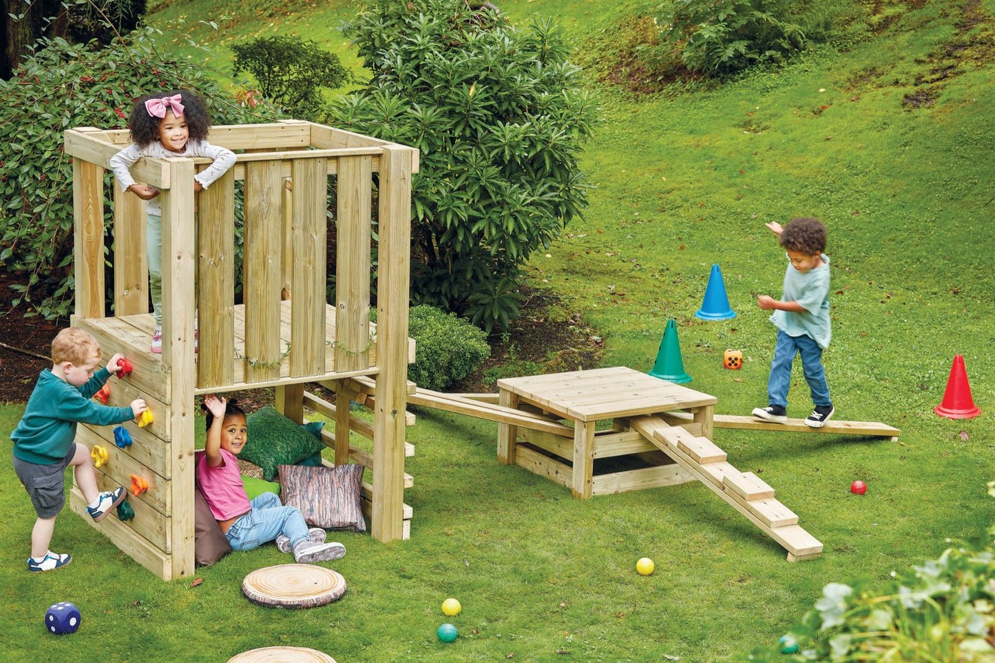 Millhouse - Millhouse - Avontuurlijke klimset voor peuters en kleuters - Playlaan