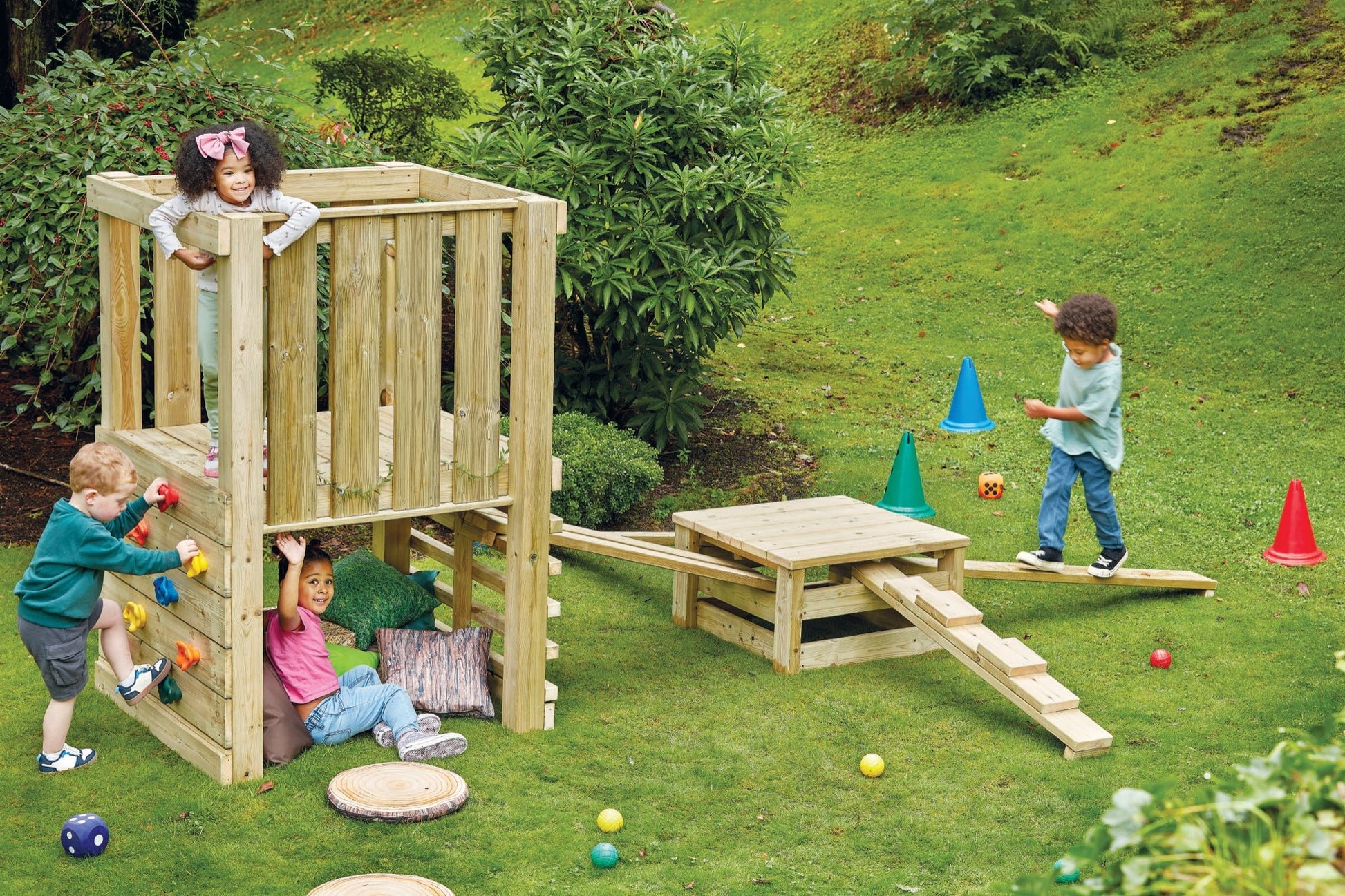 Millhouse - Millhouse - Avontuurlijke klimset voor peuters en kleuters - Playlaan