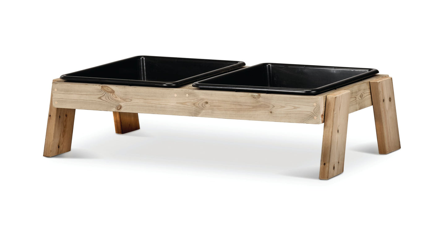 Millhouse - Millhouse - Baby dubbel zand - en waterstation met deksel - Playlaan