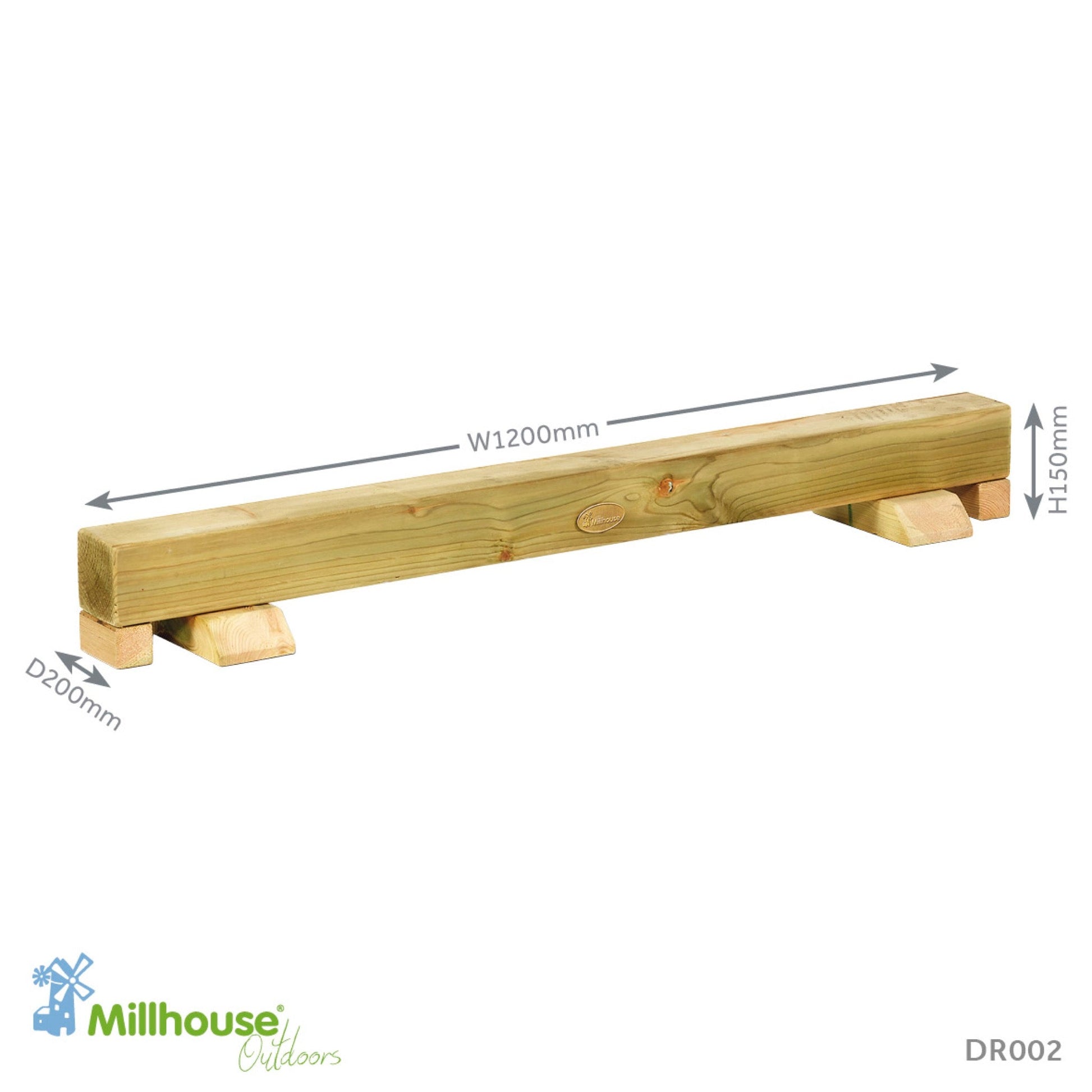 Millhouse - Millhouse - Balansbalk speeltoestel 1 stuk - 1,2 meter - Playlaan
