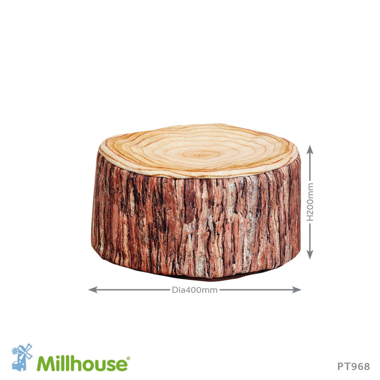 Millhouse - Millhouse - Boomstam zitblokken klein (3 stuks) - Playlaan