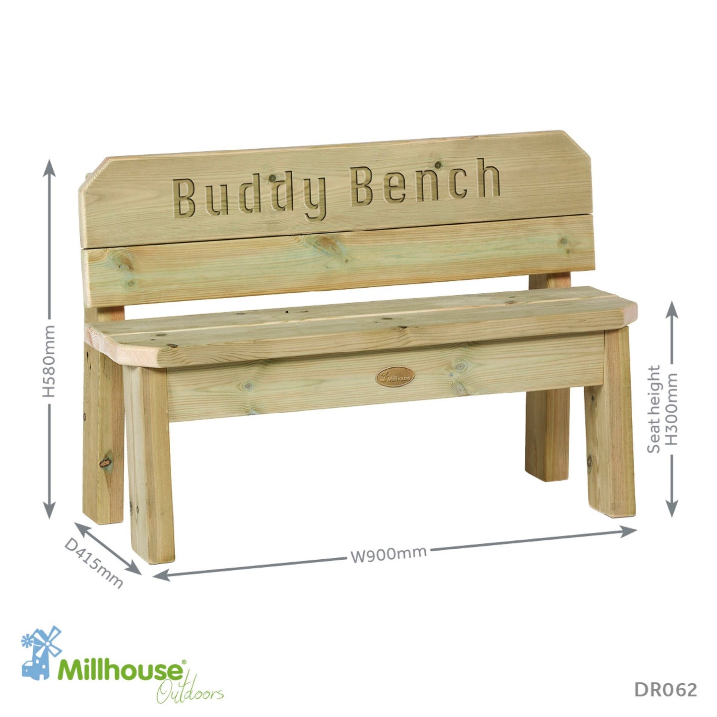 Millhouse - Millhouse - Buddy Bench - Preschool - Playlaan