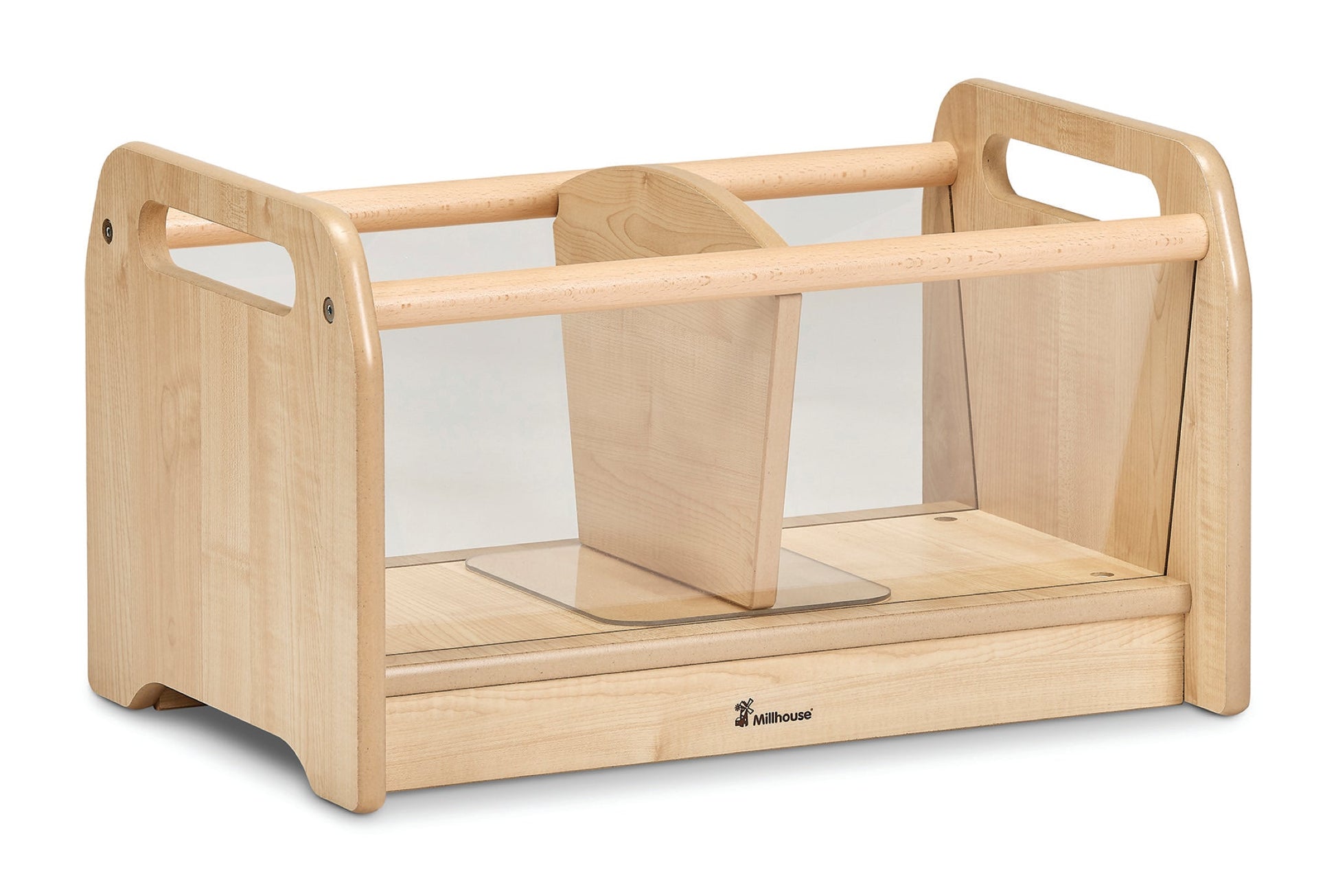 Millhouse - Millhouse - Compacte boekenbak met transparante zijkanten - Playlaan