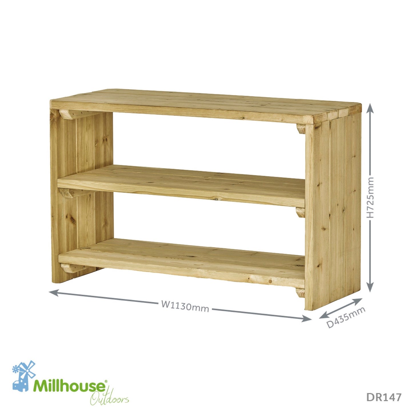 Millhouse - Millhouse - Hoge open opbergkast Montessori - Playlaan