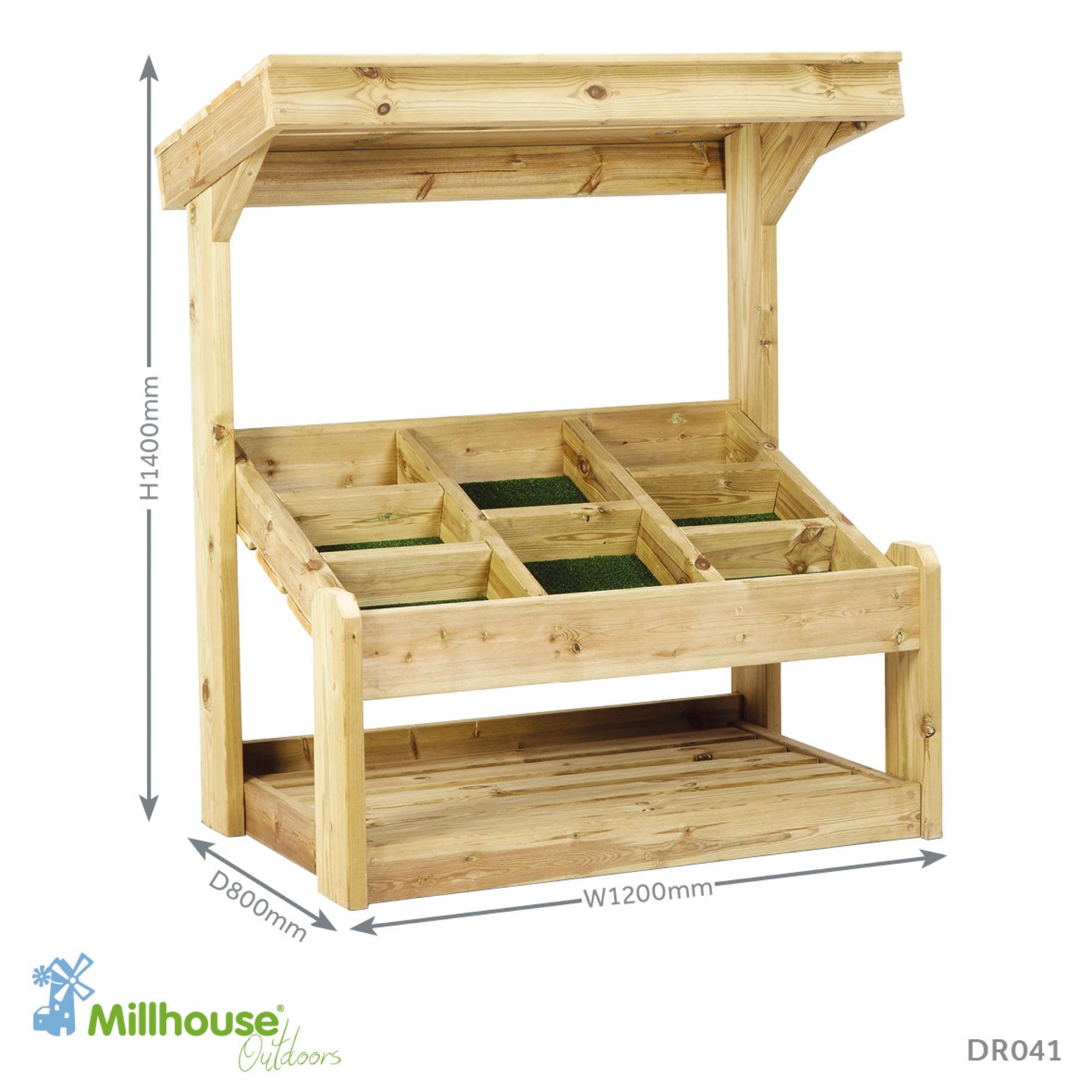 Millhouse - Millhouse - Houten marktkraam voor rollenspel - Playlaan