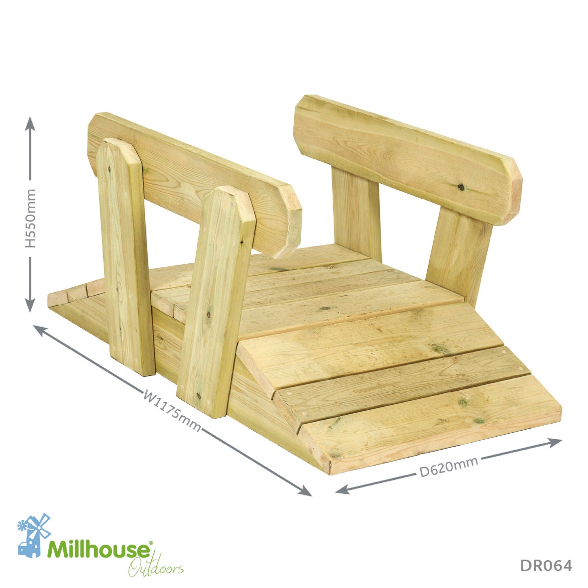 Millhouse - Millhouse - Houten speelbrug voor peuters - Playlaan