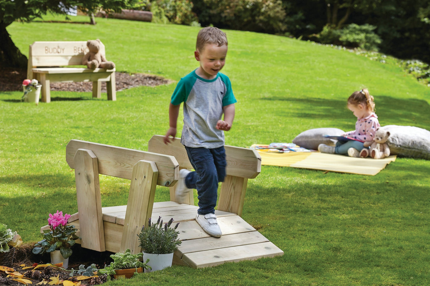 Millhouse - Millhouse - Houten speelbrug voor peuters - Playlaan
