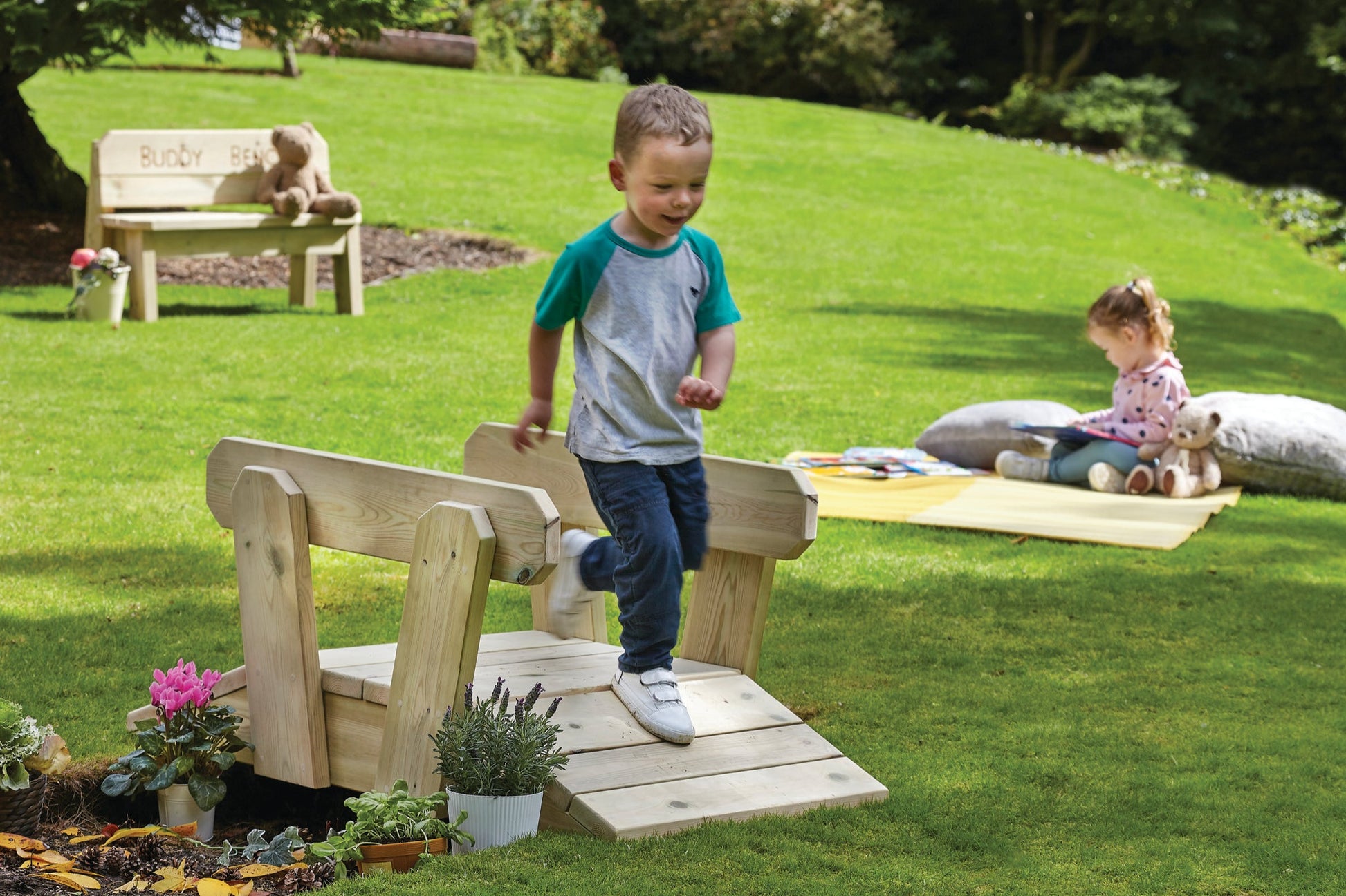 Millhouse - Millhouse - Houten speelbrug voor peuters - Playlaan