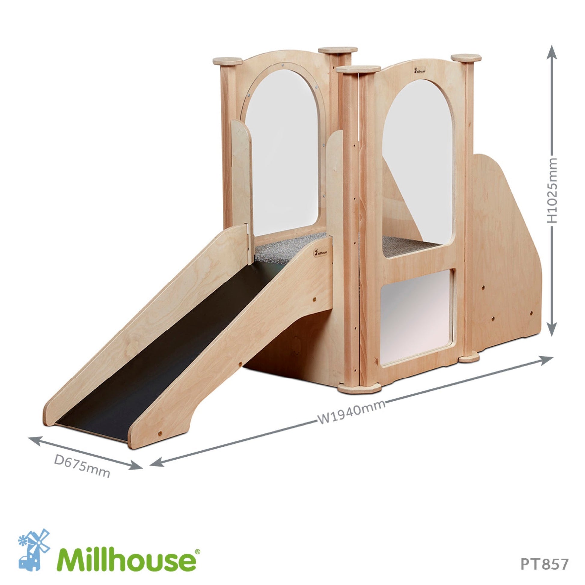Millhouse - Millhouse - Kinder Gym Klimtrap met glijbaan - Playlaan