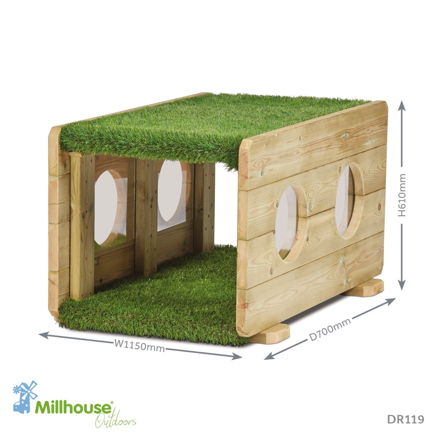 Millhouse - Millhouse - Kruip - en speel tunnel - Playlaan