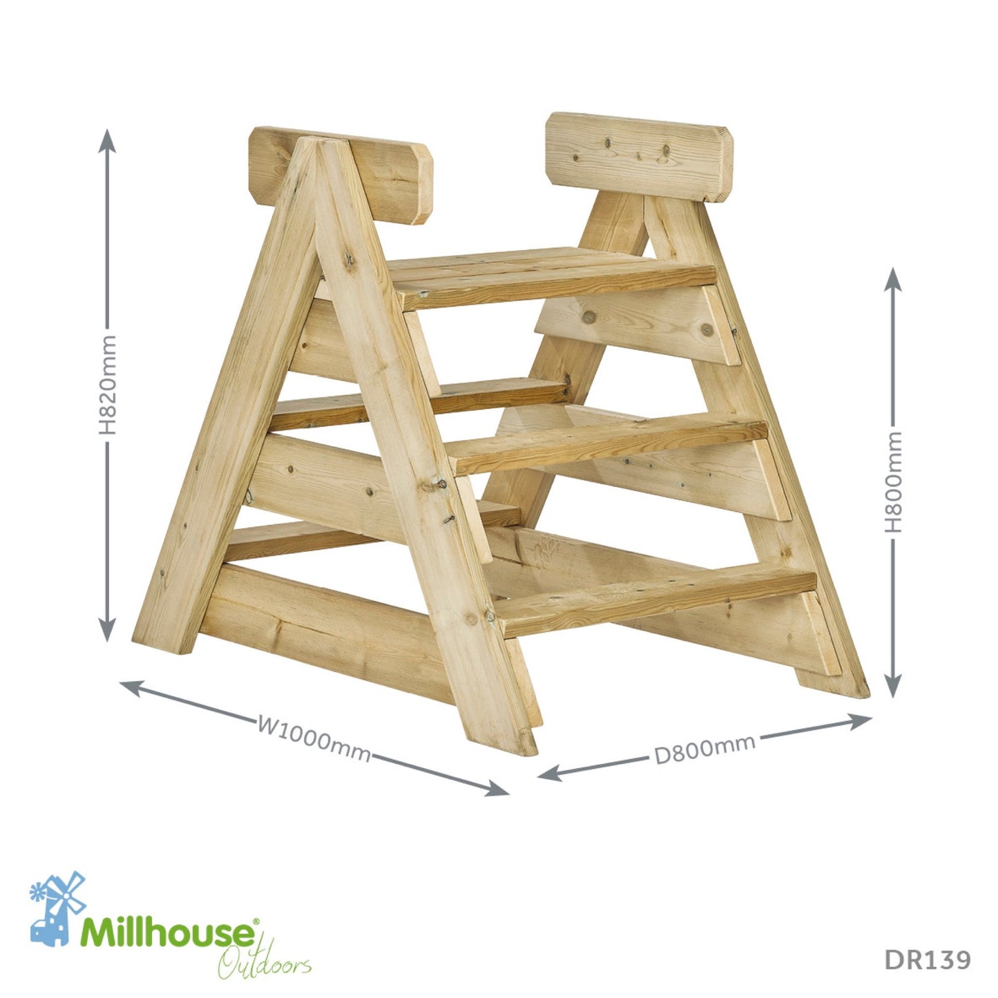Millhouse - Millhouse - Montessori klimrek A - Frame - Playlaan