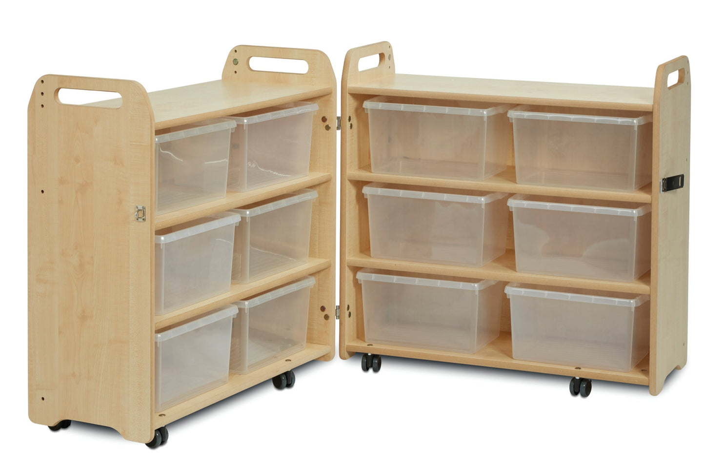 Millhouse - Millhouse - Multifunctionele opbergkast met transparante bakjes - Pack-Away - Playlaan