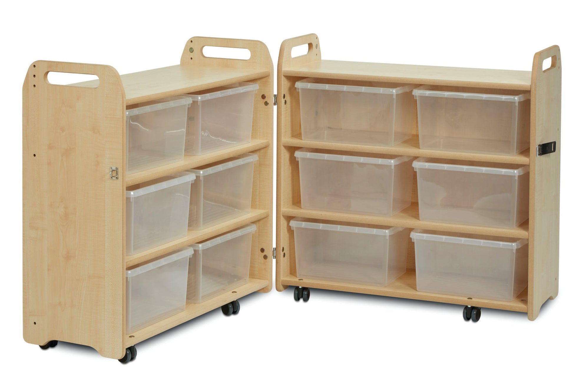 Millhouse - Millhouse - Multifunctionele opbergkast met transparante bakjes - Pack-Away - Playlaan
