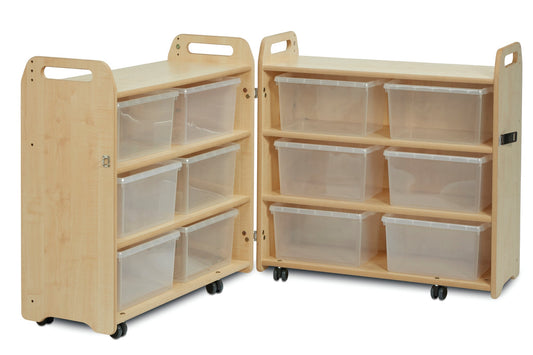 Millhouse - Millhouse - Multifunctionele opbergkast met transparante bakjes - Pack-Away - Playlaan