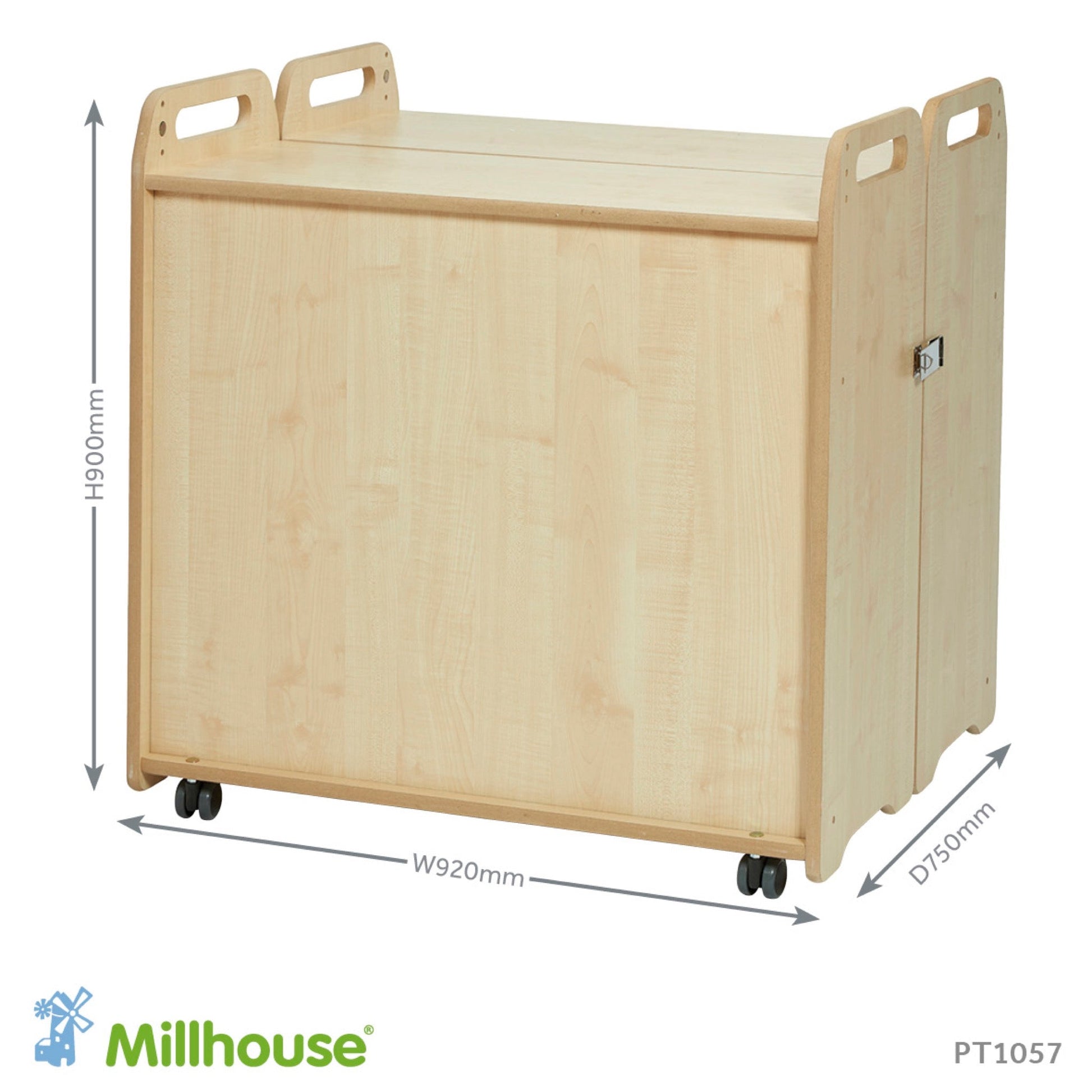 Millhouse - Millhouse - Multifunctionele opbergkast met transparante bakjes - Pack-Away - Playlaan