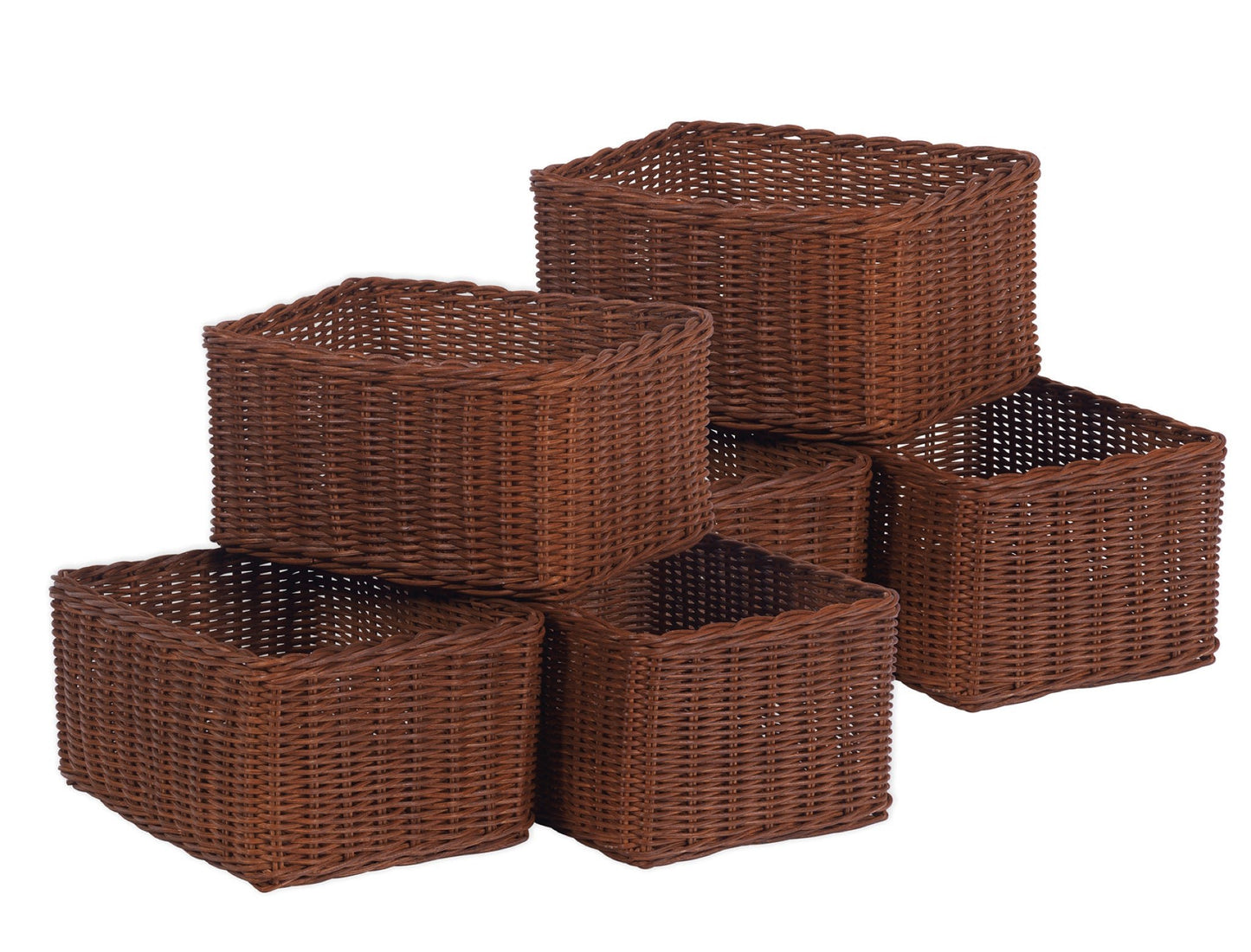 Millhouse - Millhouse - Natuurlijke opbergmanden groot (6 stuks) - Playlaan