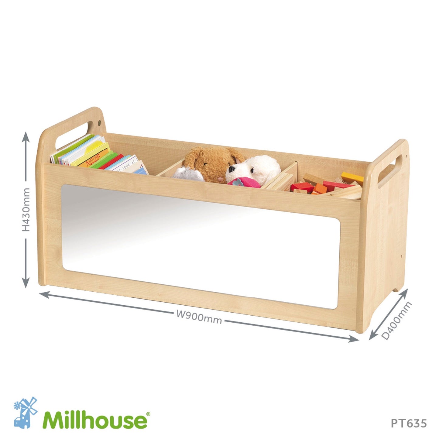Millhouse - Millhouse - Opbergkast met spiegel - Playlaan