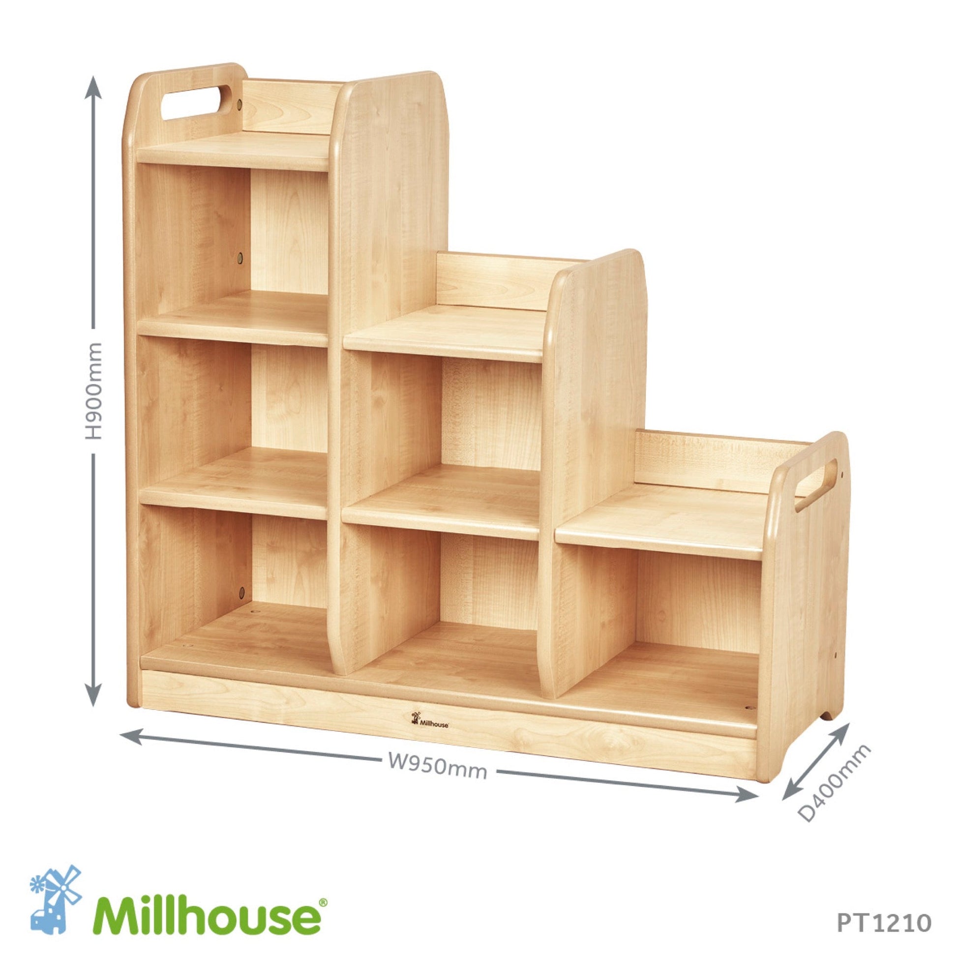 Millhouse - Millhouse - Opbergkast met treden – linker uitvoering - Playlaan