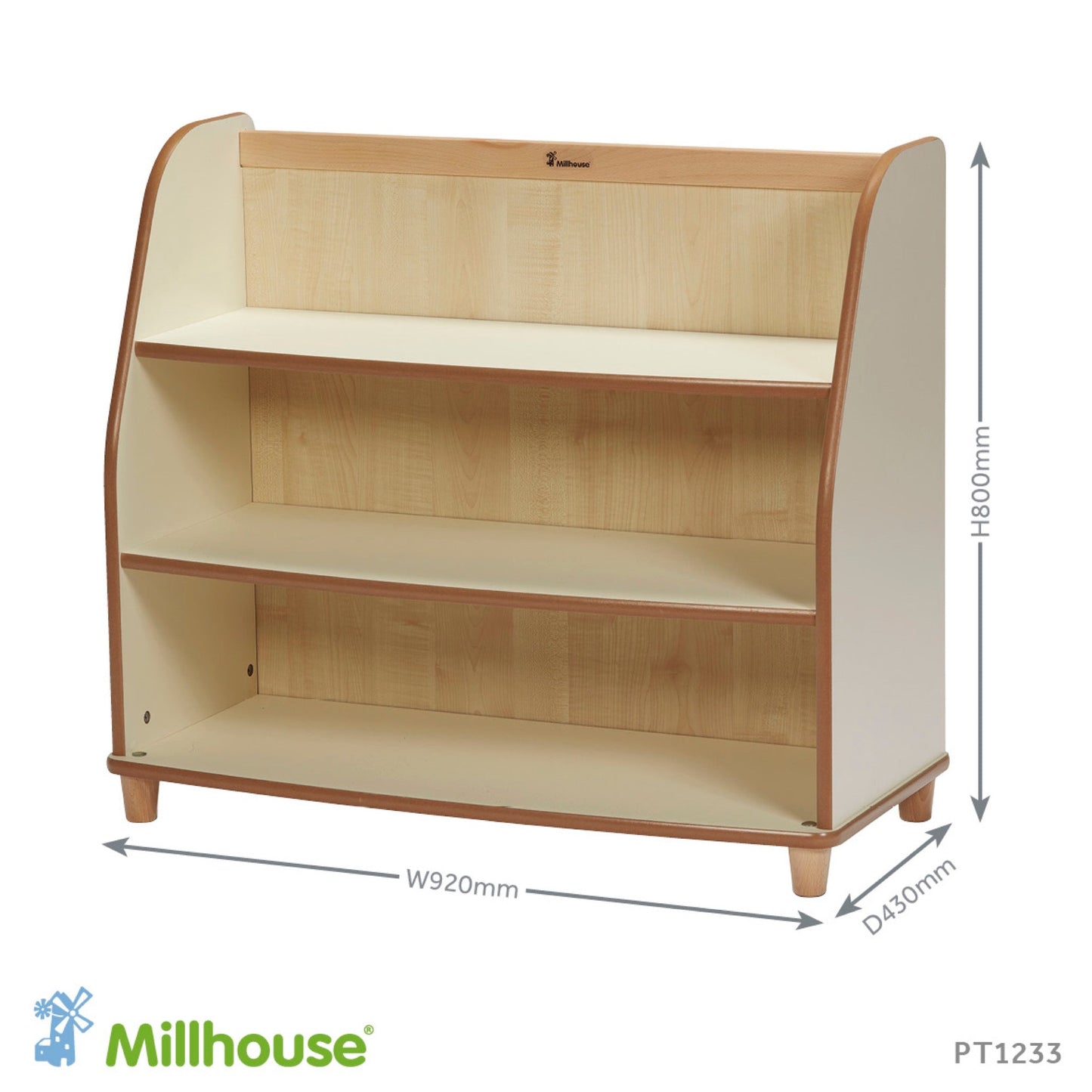 Millhouse - Millhouse - Open opbergkast met spiegelachterwand - Home from Home - Playlaan