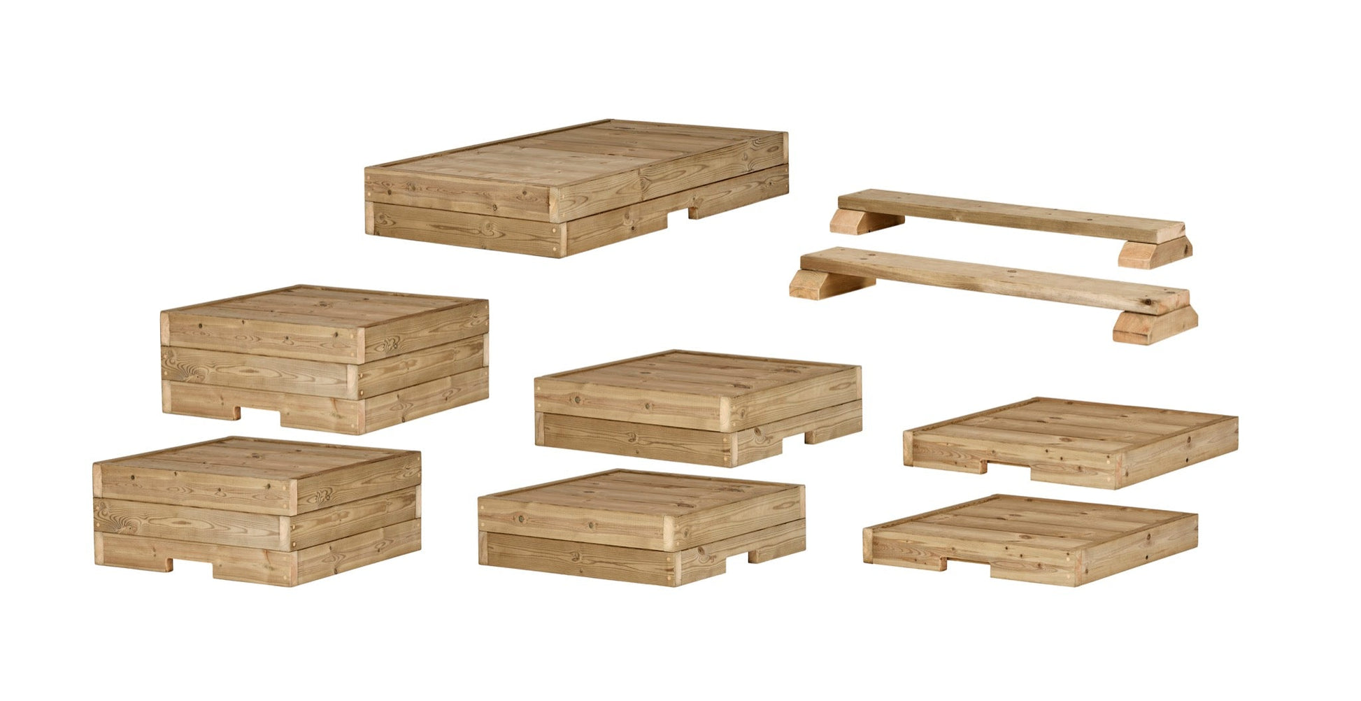 Millhouse - Millhouse - Podium voor activiteiten en spel - complete set - Playlaan