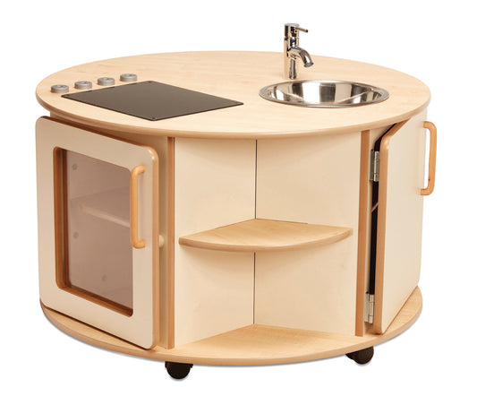 Millhouse - Millhouse - Ronde keukeneiland speelkeuken werkbladhoogte 56cm - Home From Home - Playlaan