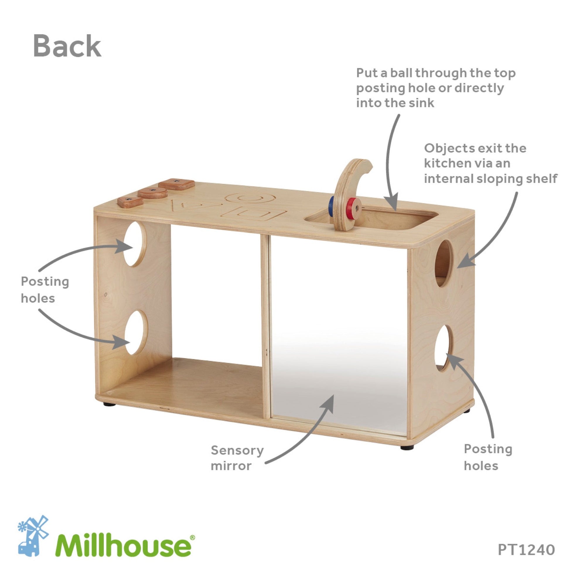 Millhouse - Millhouse - Sensorische activiteitenkeuken voor baby’s - Playlaan