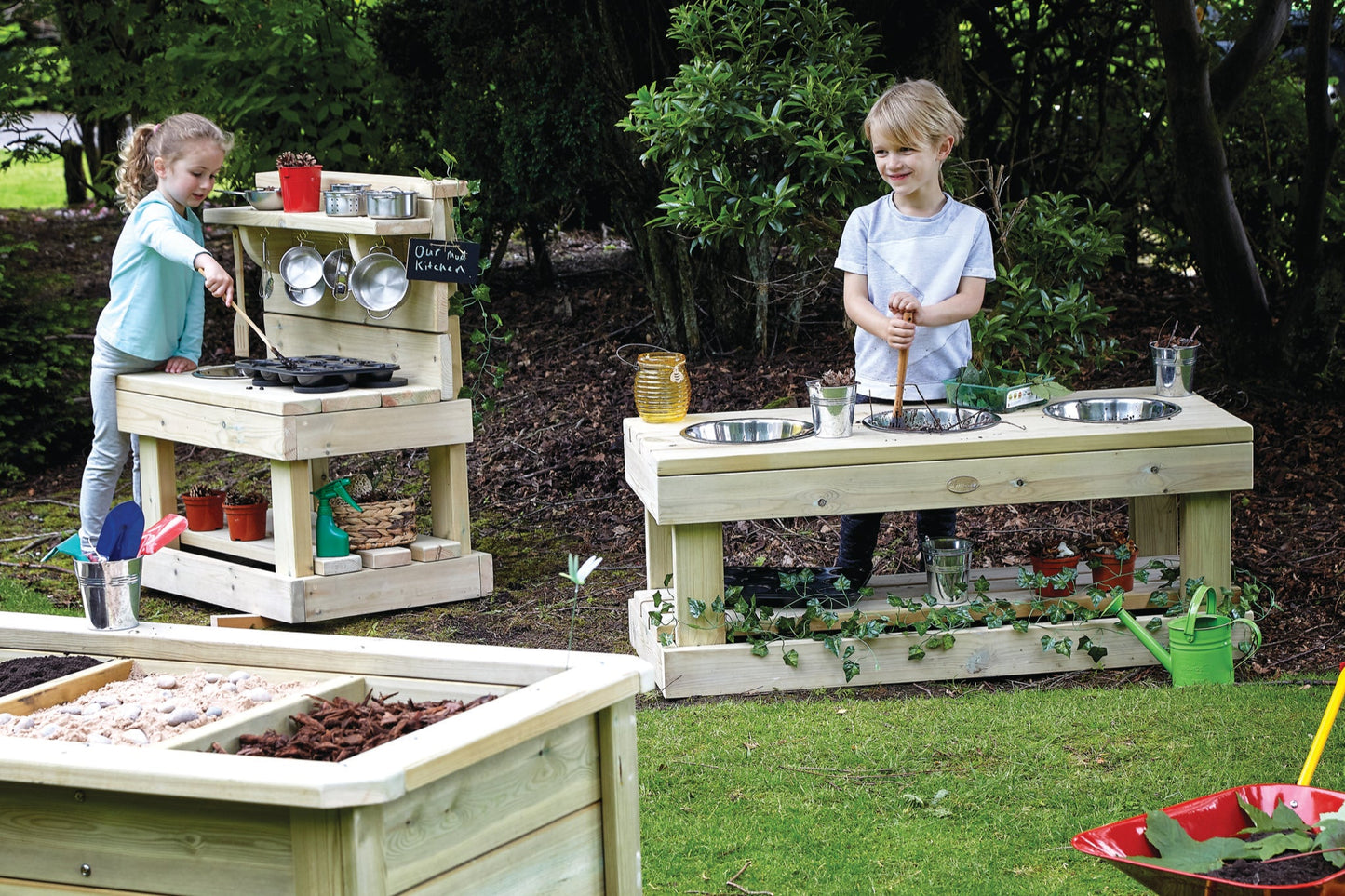 Millhouse - Millhouse - Sensorische speelstations voor ontdekken en spelen - 3 stations - Playlaan