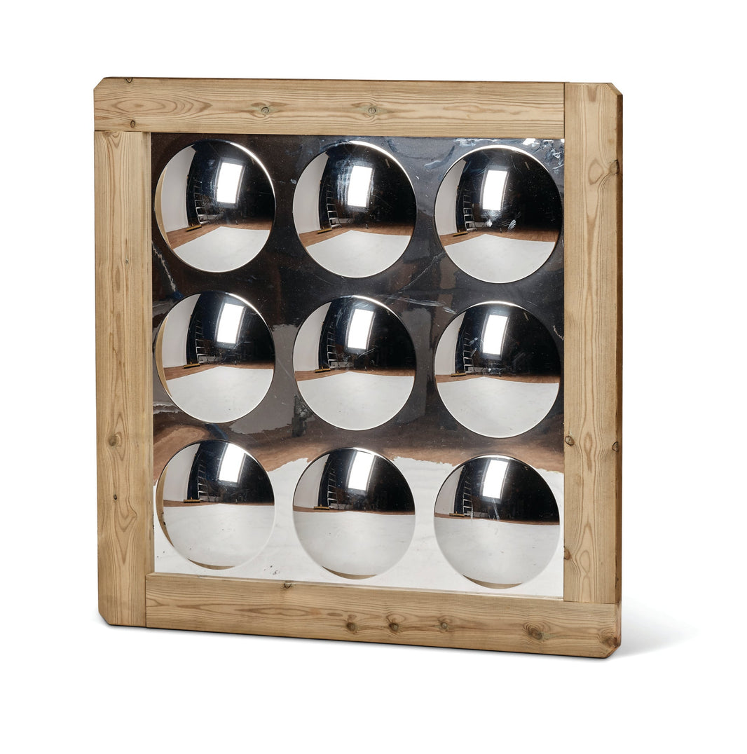Millhouse - Millhouse - Sensorische wandspiegel met bubbeldesign voor buiten - Playlaan
