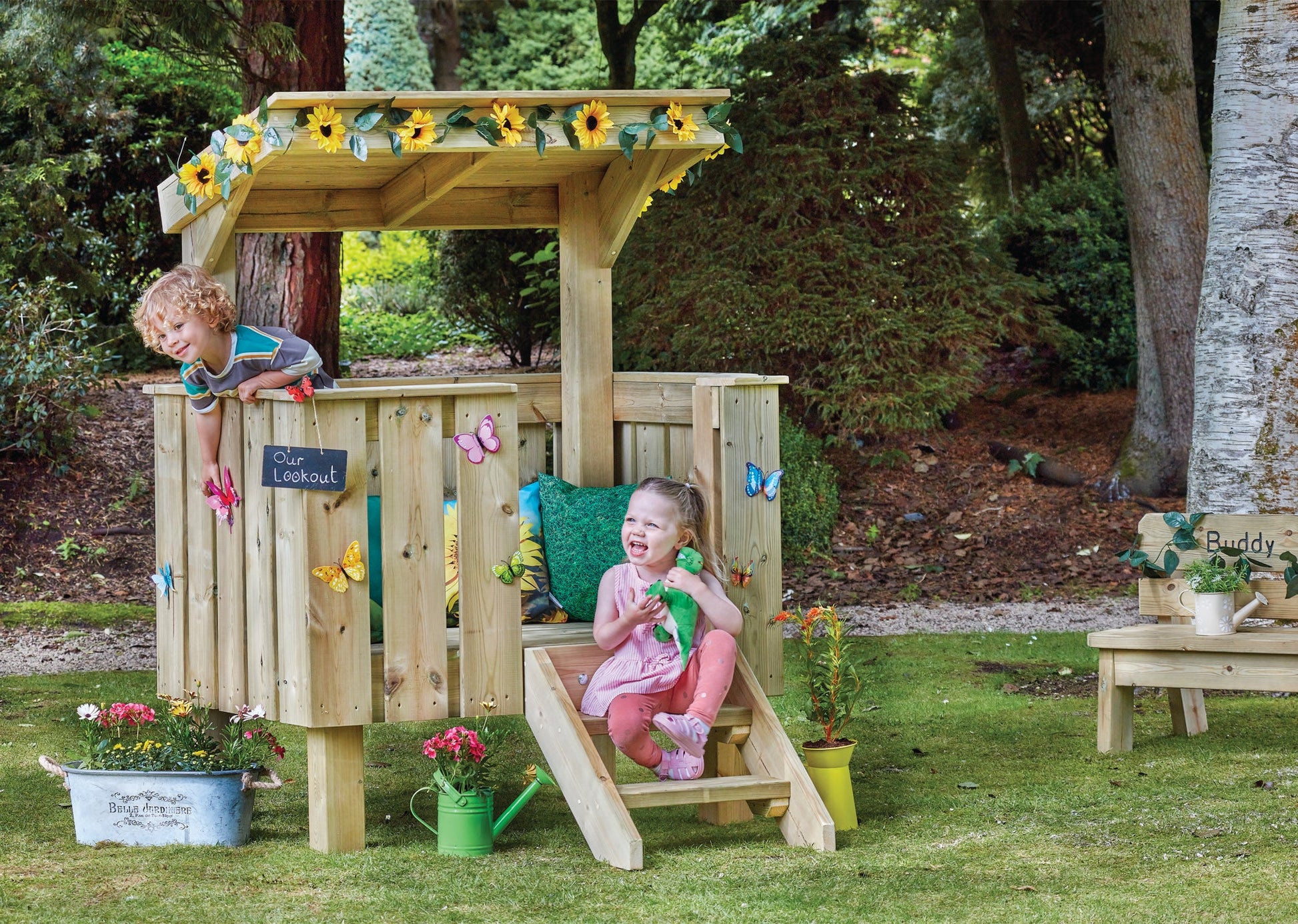 Millhouse - Millhouse - Speelhut met uitkijkpost voor buiten - Playlaan