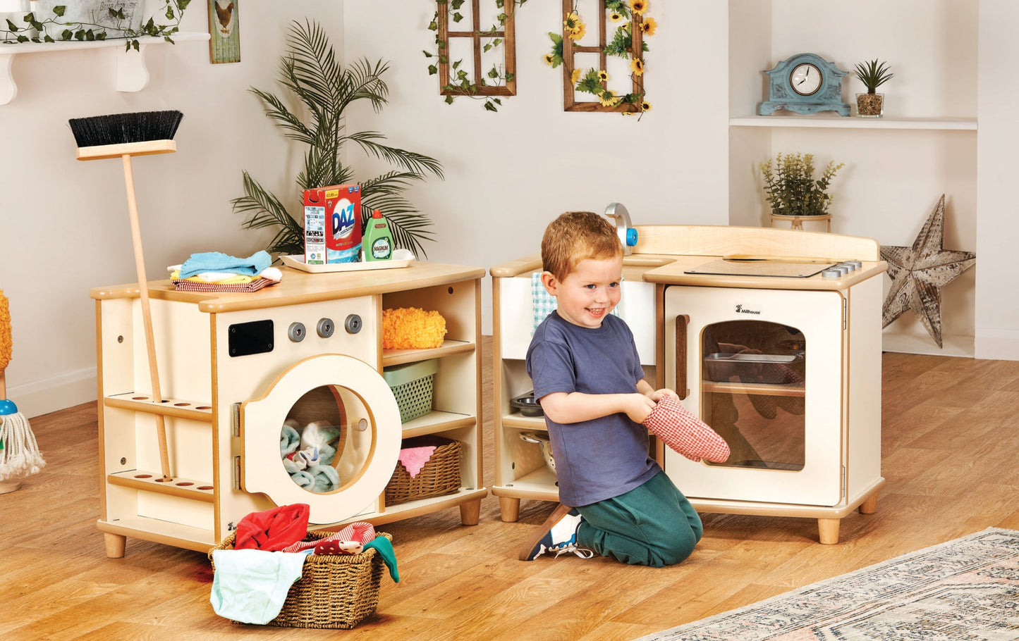 Millhouse - Millhouse - Speelkeuken en wasruimte set Boston - Home from Home - Playlaan