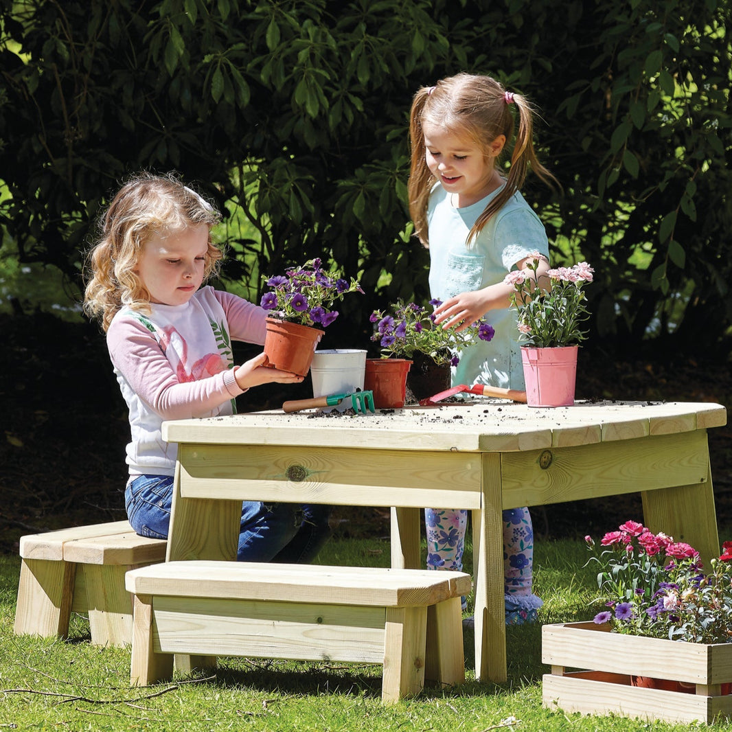 Millhouse - Millhouse - Square Table & Bench Set - Preschool - Playlaan