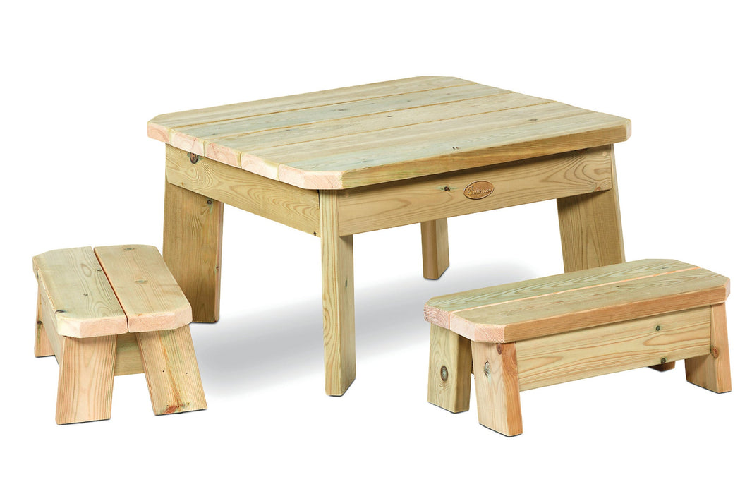 Millhouse - Millhouse - Square Table & Bench Set - Toddler - Playlaan