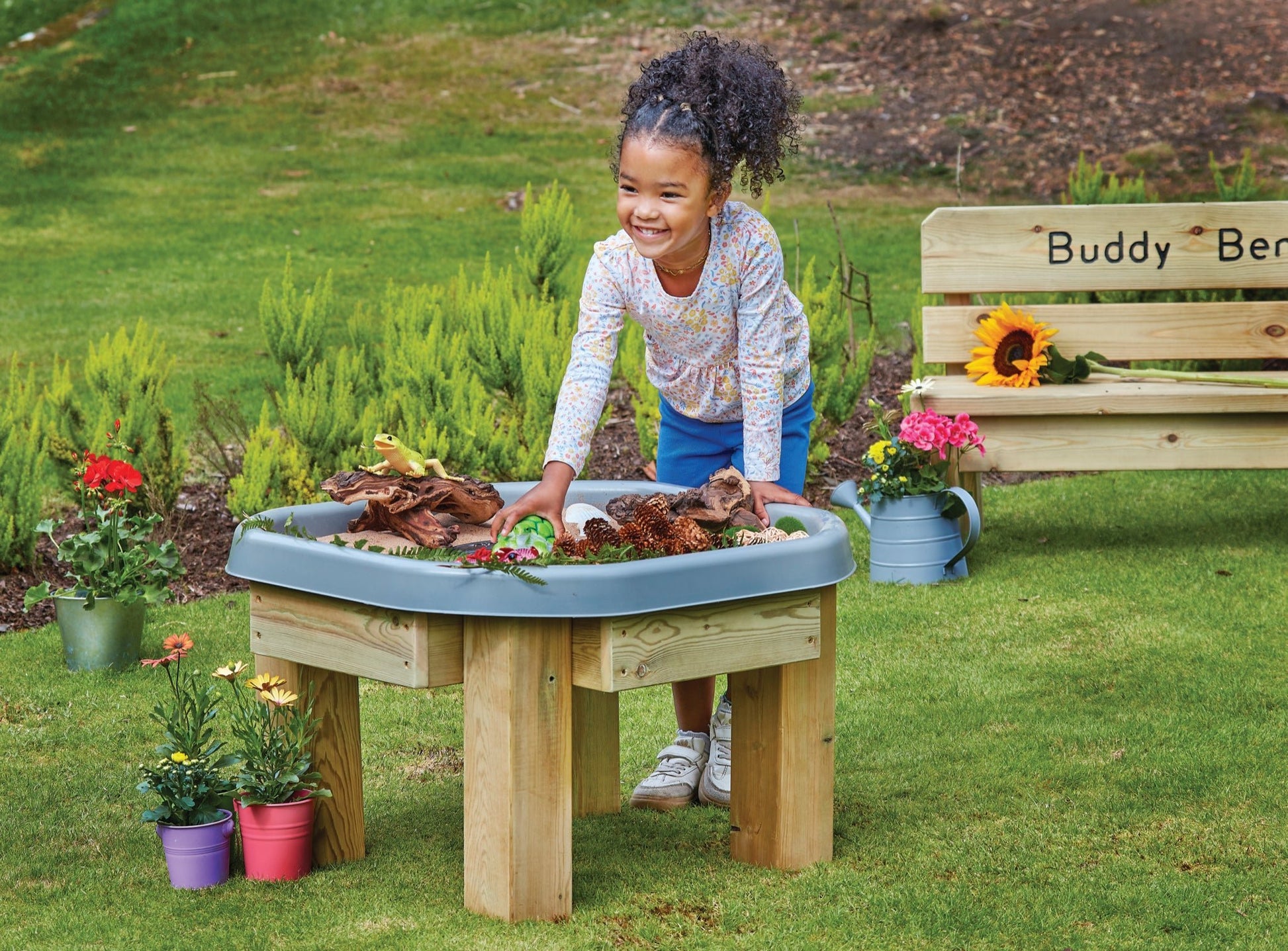 Millhouse - Millhouse - Tuff Tray sensorische speeltafel voor peuters – werkhoogte 44cm - Playlaan