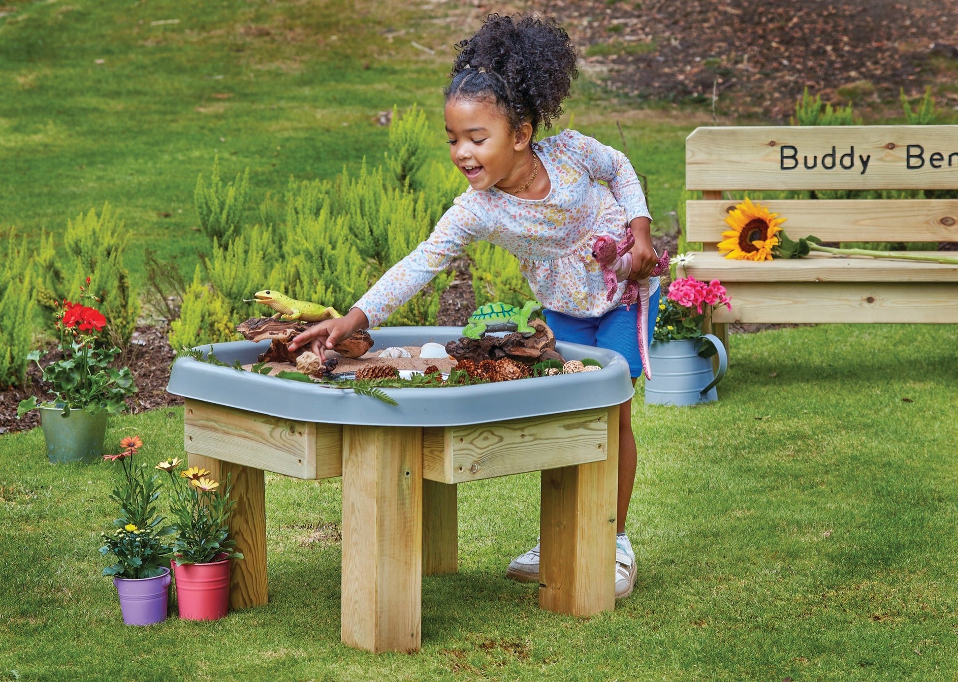 Millhouse - Millhouse - Tuff Tray sensorische speeltafel voor peuters – werkhoogte 44cm - Playlaan