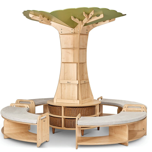 Millhouse - Millhouse - Vertelboom voor verhalenkring met banken - Playlaan
