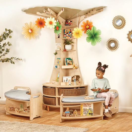 Millhouse - Millhouse - Vertelboom wandset met banken - Playlaan