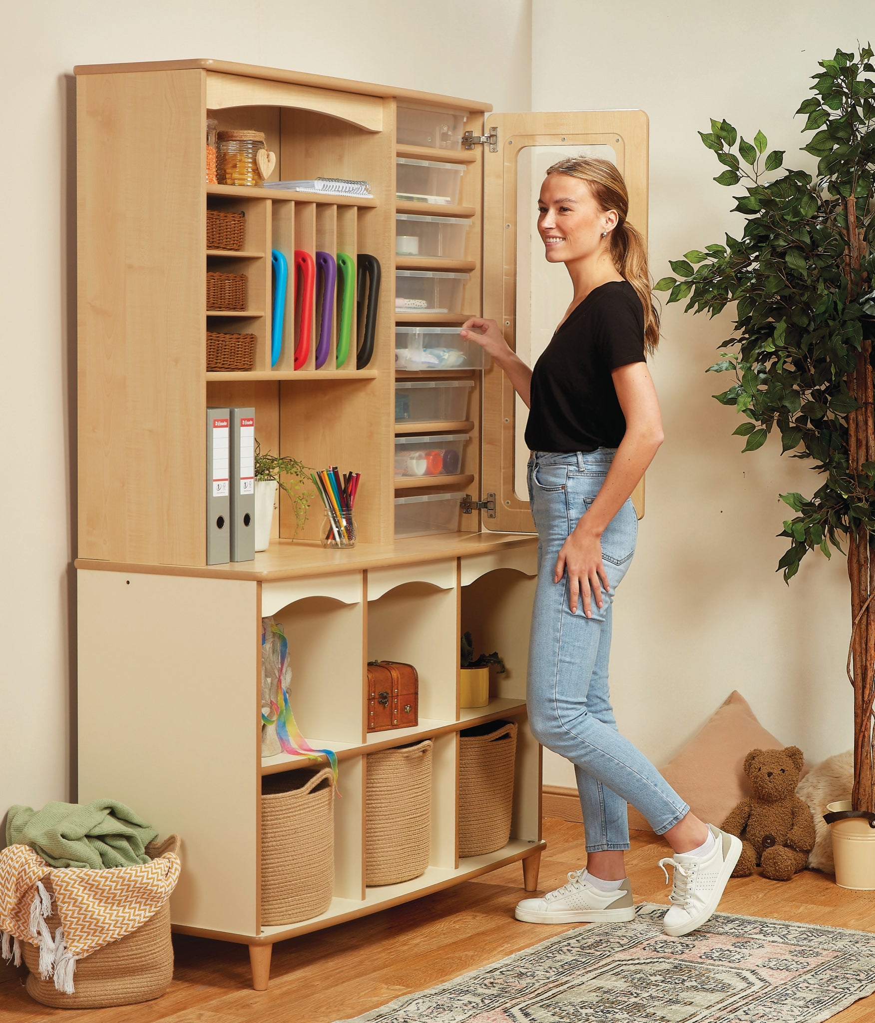 Millhouse - Millhouse - Werkstation voor kinderopvang – crème - Playlaan
