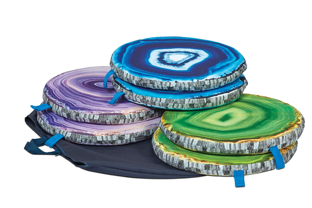 Millhouse - Millhouse - Zitkussens met mineraalprint (6 stuks) - Playlaan