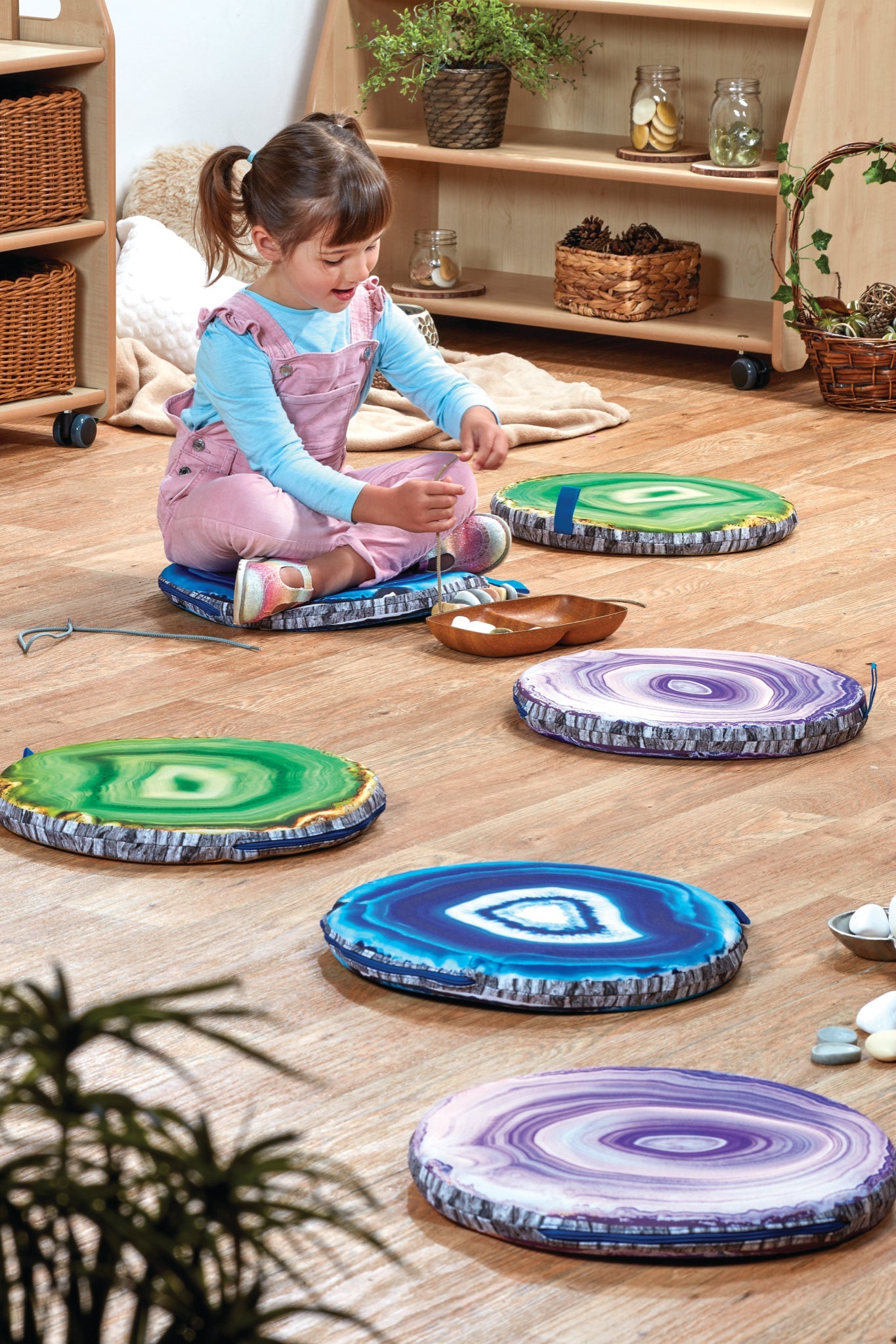 Millhouse - Millhouse - Zitkussens met mineraalprint (6 stuks) - Playlaan