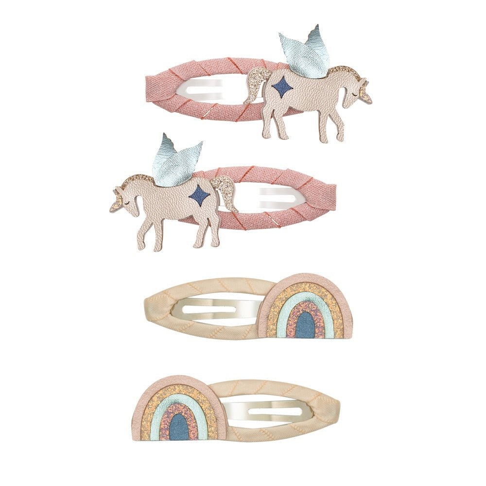 Mimi & Lula - Mimi & Lula - Winged unicorn rainbow clic clacs - Playlaan