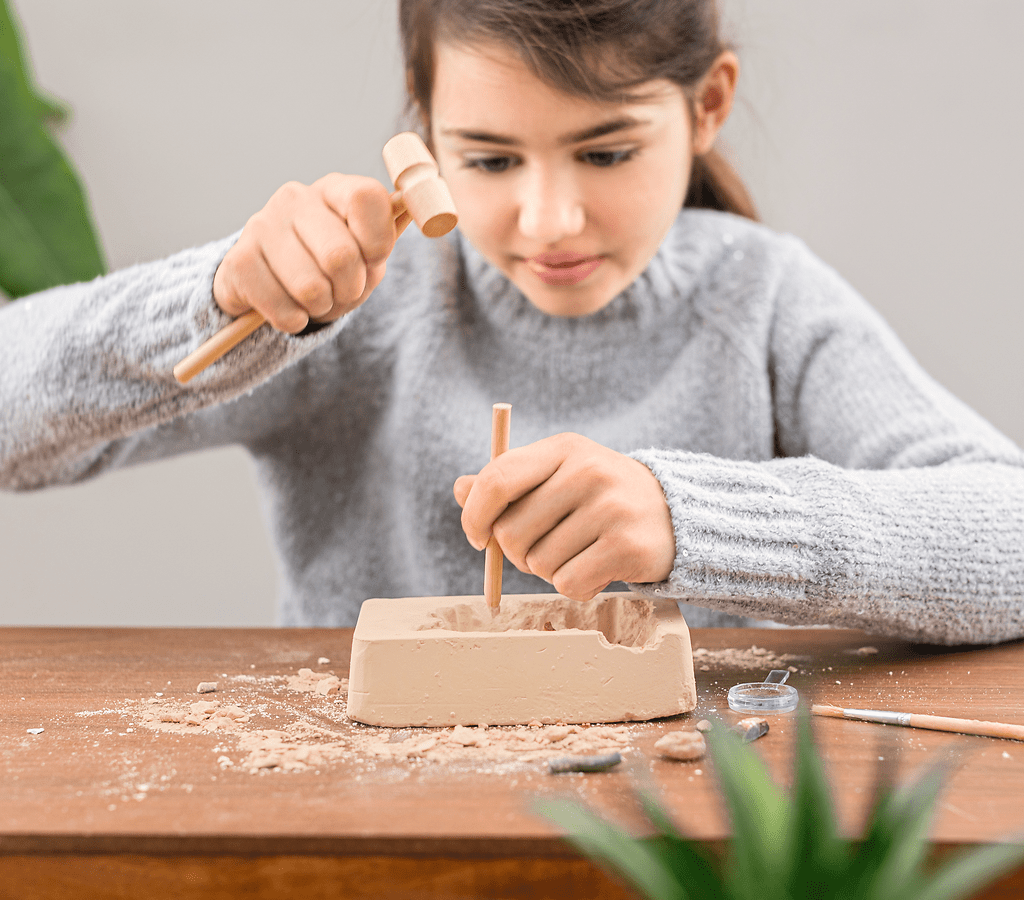 Moses verlag - Moses - Expeditie natuur uithakset - fossielen - Playlaan